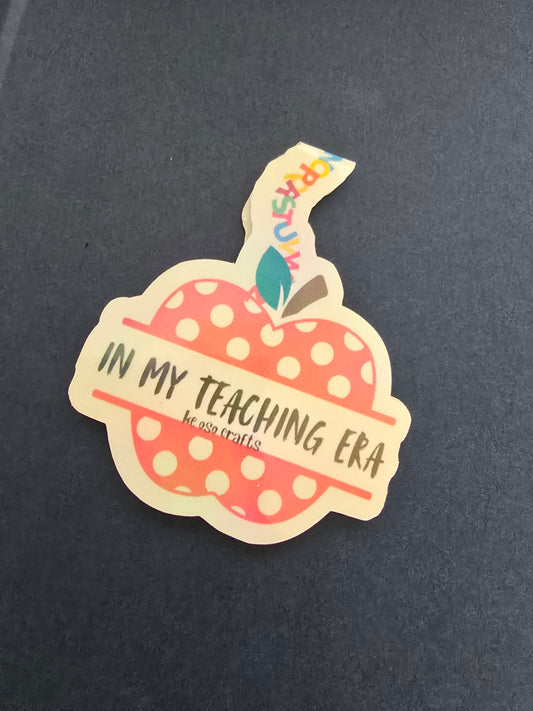Magnetic Bookmark- In my Teaching Era
