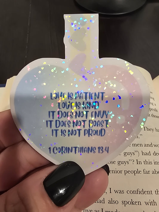 Magnetic Bookmark- Love is Patient Love is Kind