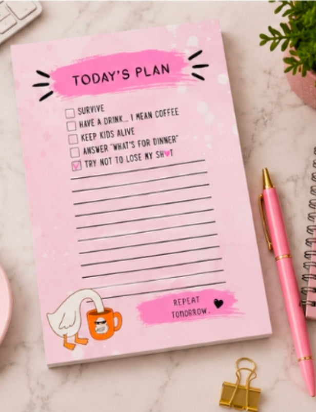 Try Not to Lose My Sh*t Funny Notepad