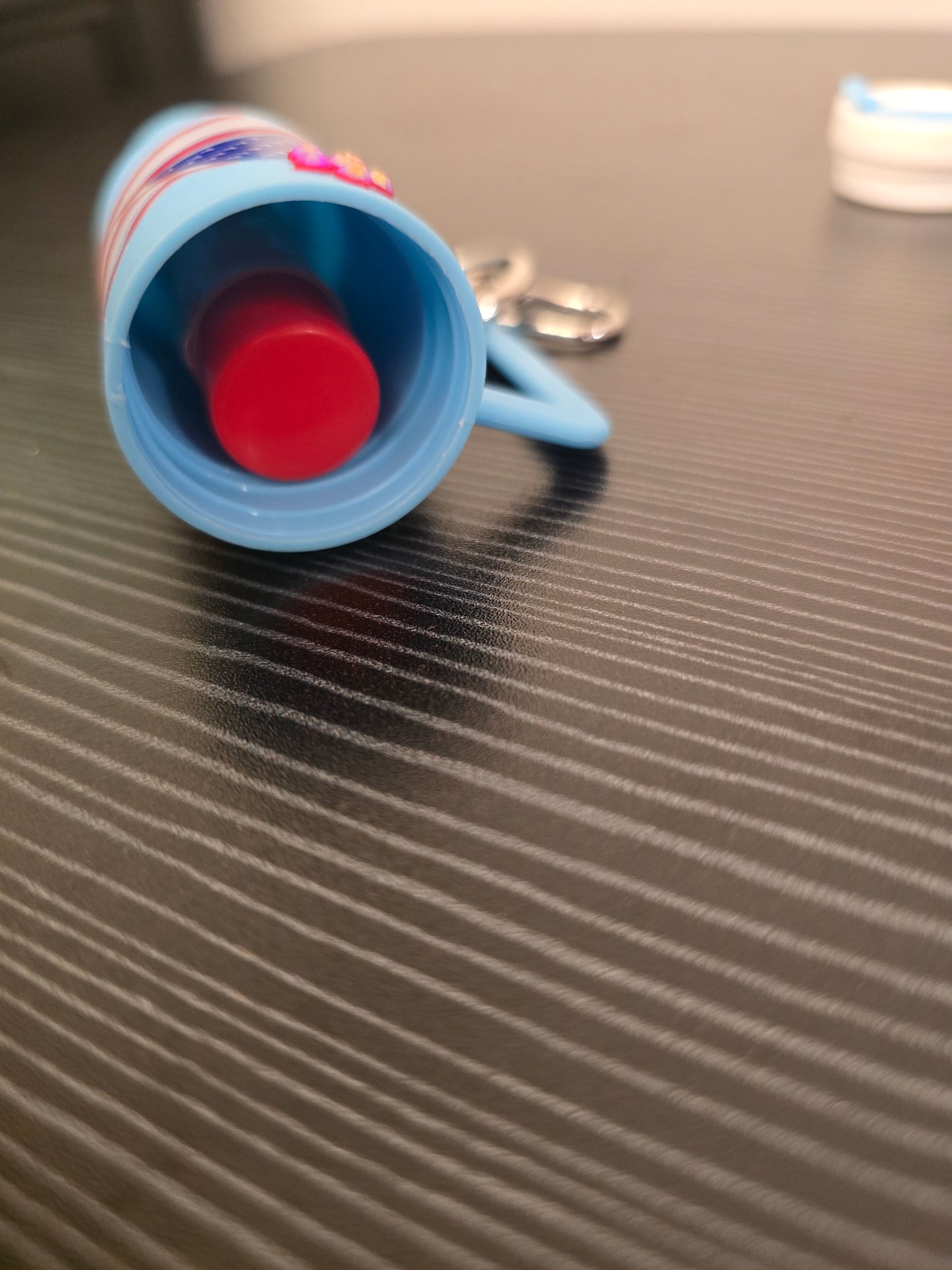 Mini Tumbler Keychain- Blue
