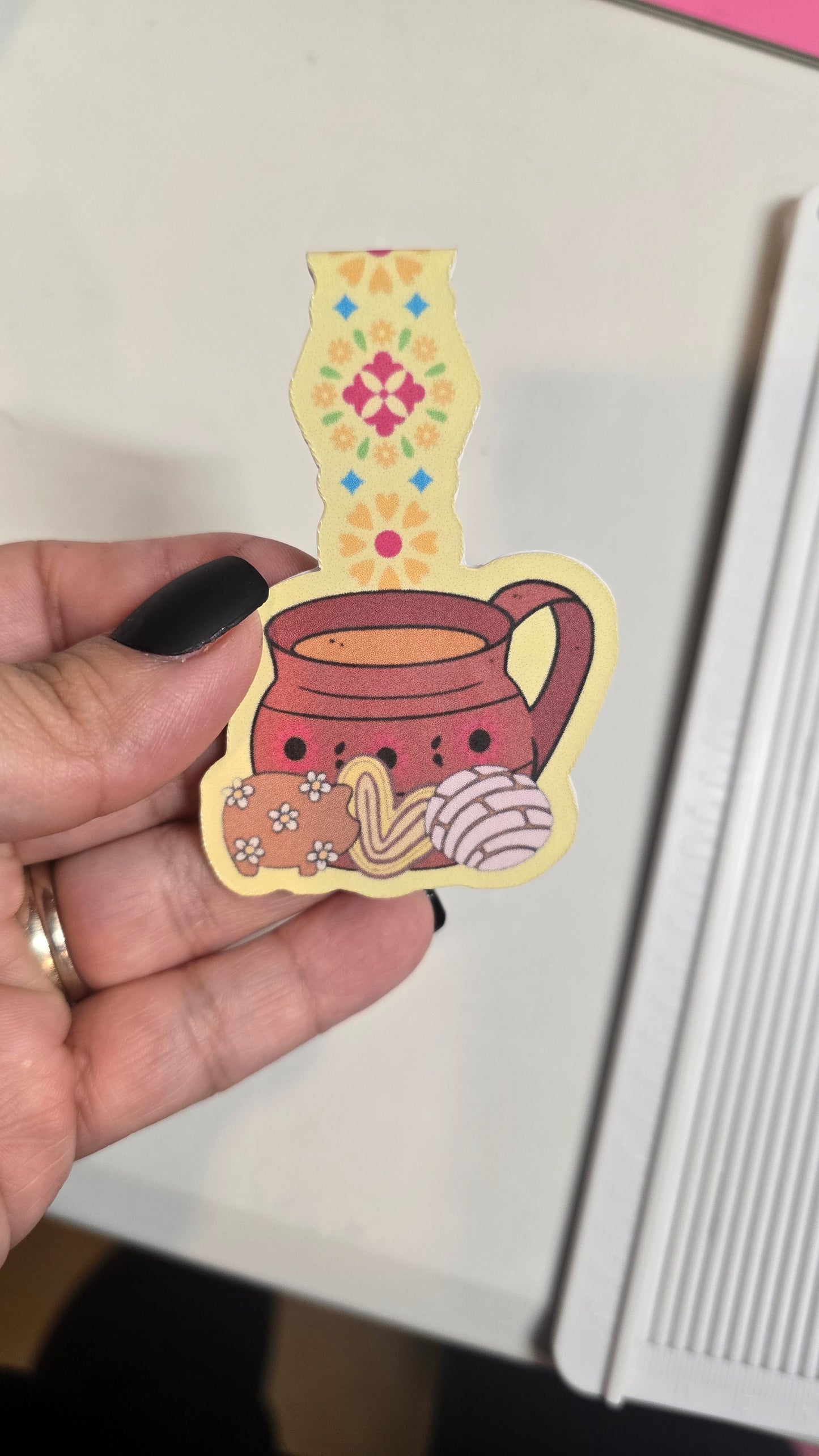 Cafecito y Pan Dulce Magnetic Bookmark