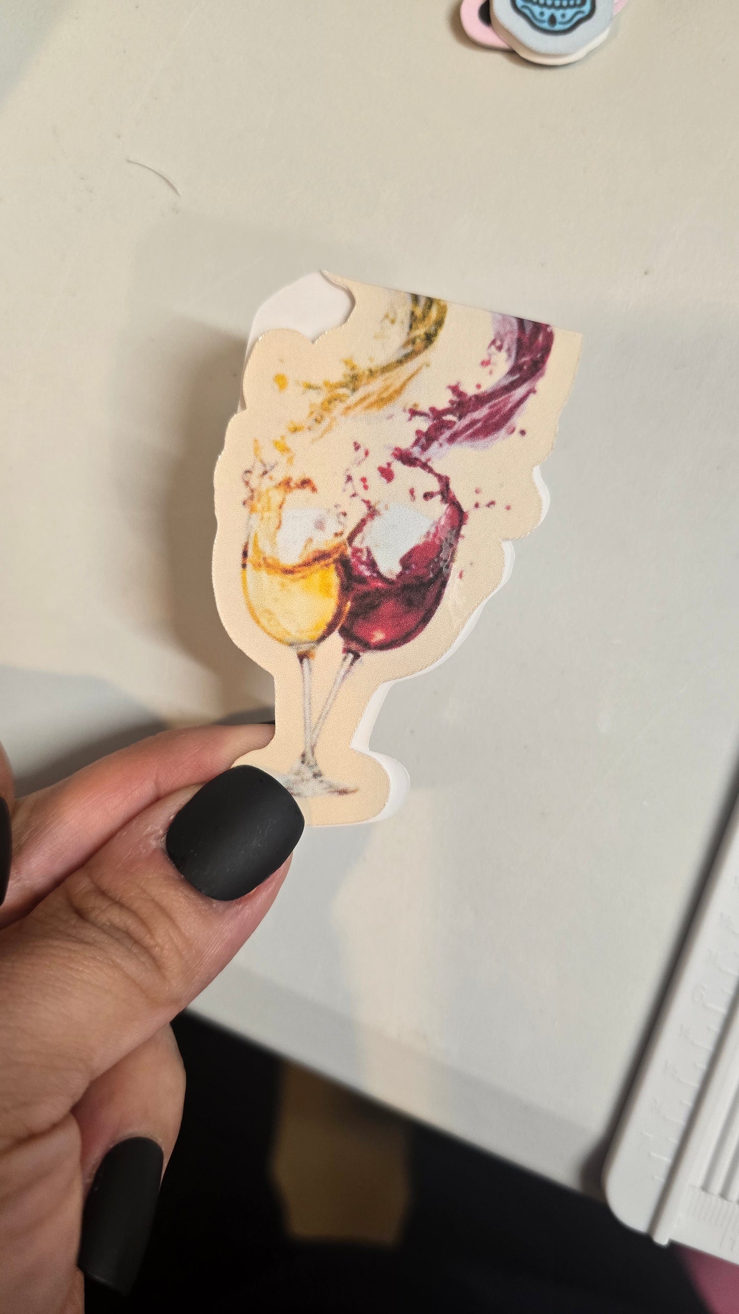 One More Chapter & One More Glass Magnetic Bookmark