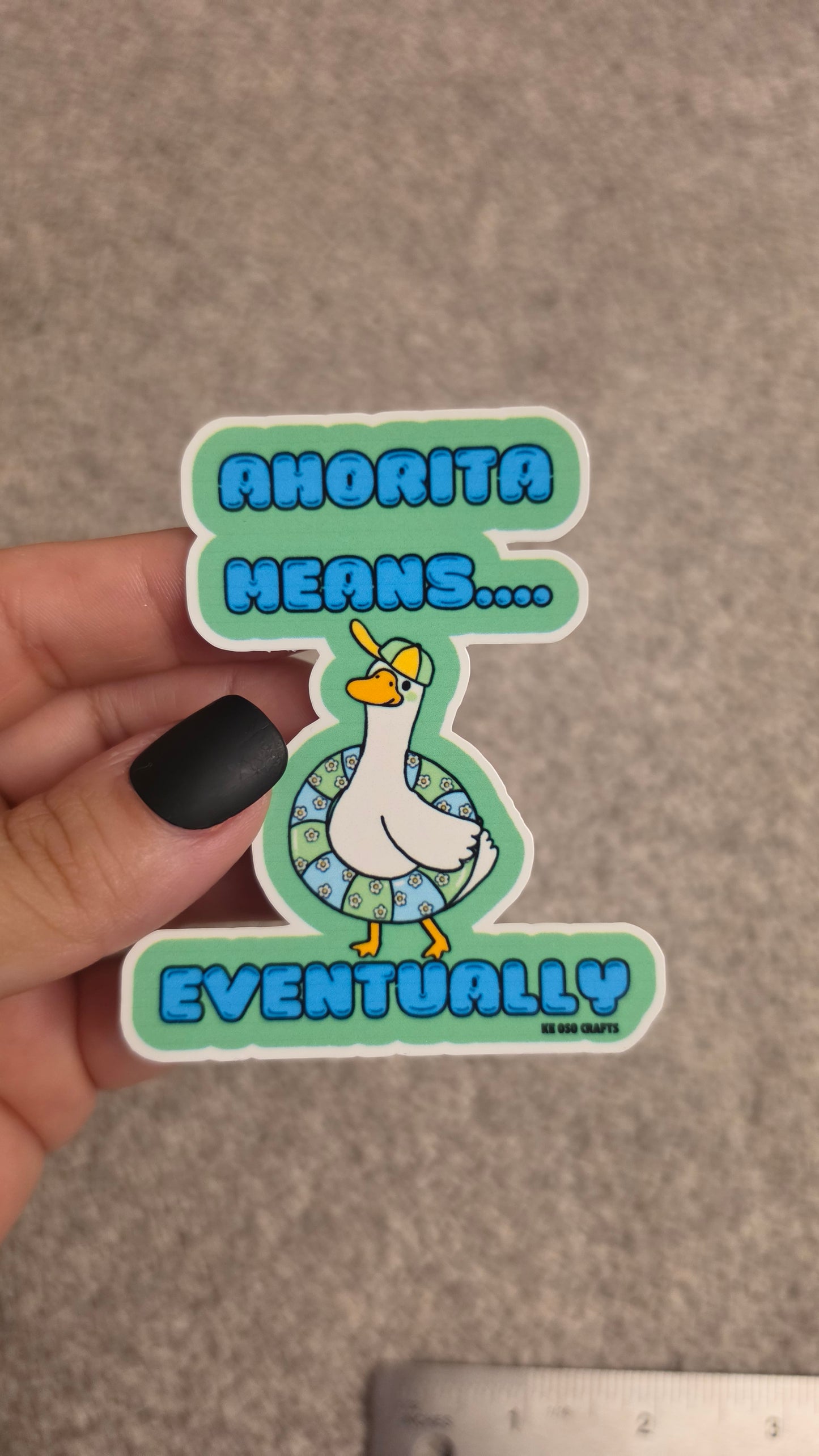 Ahorita Means… Eventually 😂 | Funny Latino Spanglish Sticker or Magnet