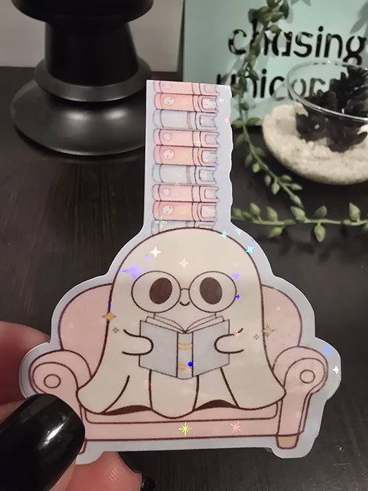 Magnetic Bookmark- Ghost Reading