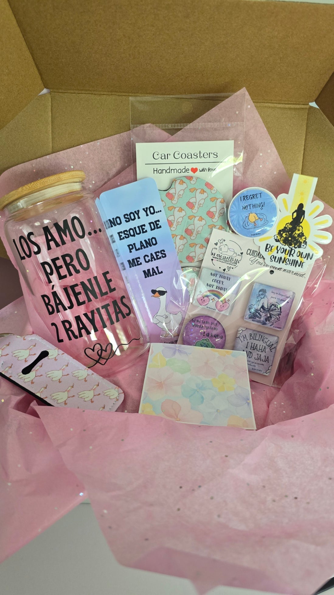 Gift Box- Funny, Spanish & English Options