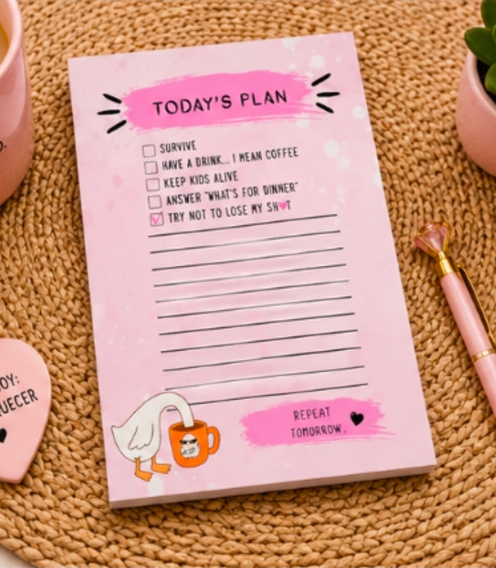 Try Not to Lose My Sh*t Funny Notepad