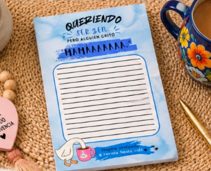 Queriendo Ser Zen... Pero Alguien Gritó "MAMAAAAAAA" Bloc de Notas