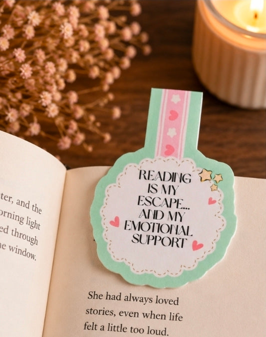 Reading Is My Escape Magnetic Bookmark