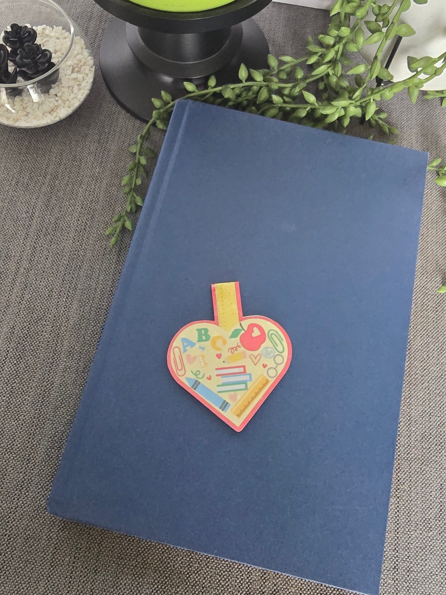Magnetic Bookmark- Heart shapped for Teacher