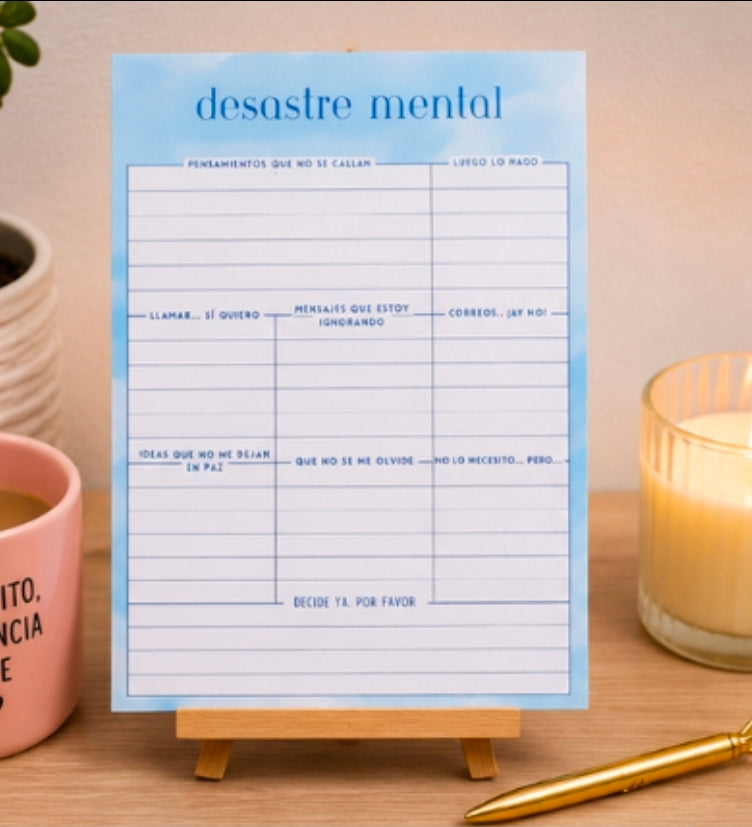 Desastre Mental Bloc de Notas
