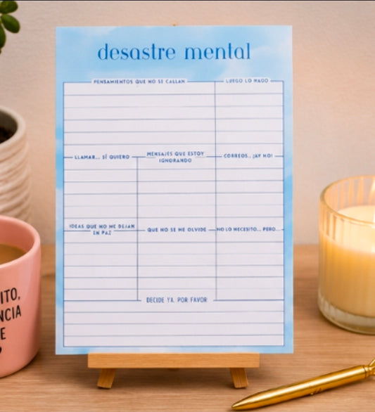 Desastre Mental Bloc de Notas