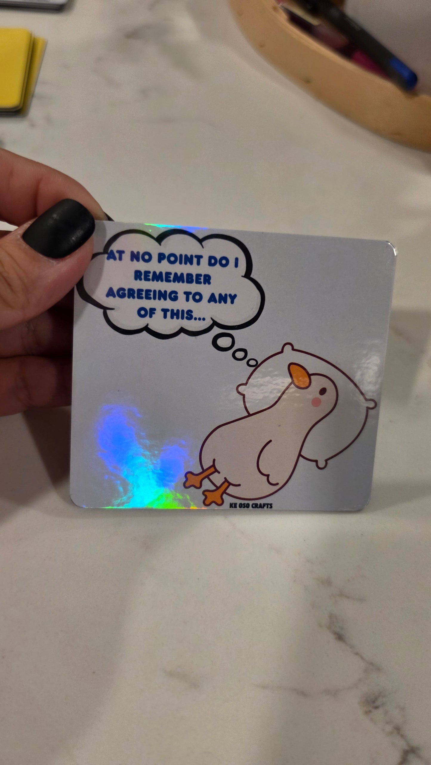 At No Point Do I Remember Agreeing to Any of This 😩 | Funny Sticker or Magnet