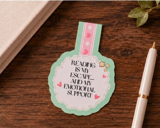 Reading Is My Escape Magnetic Bookmark