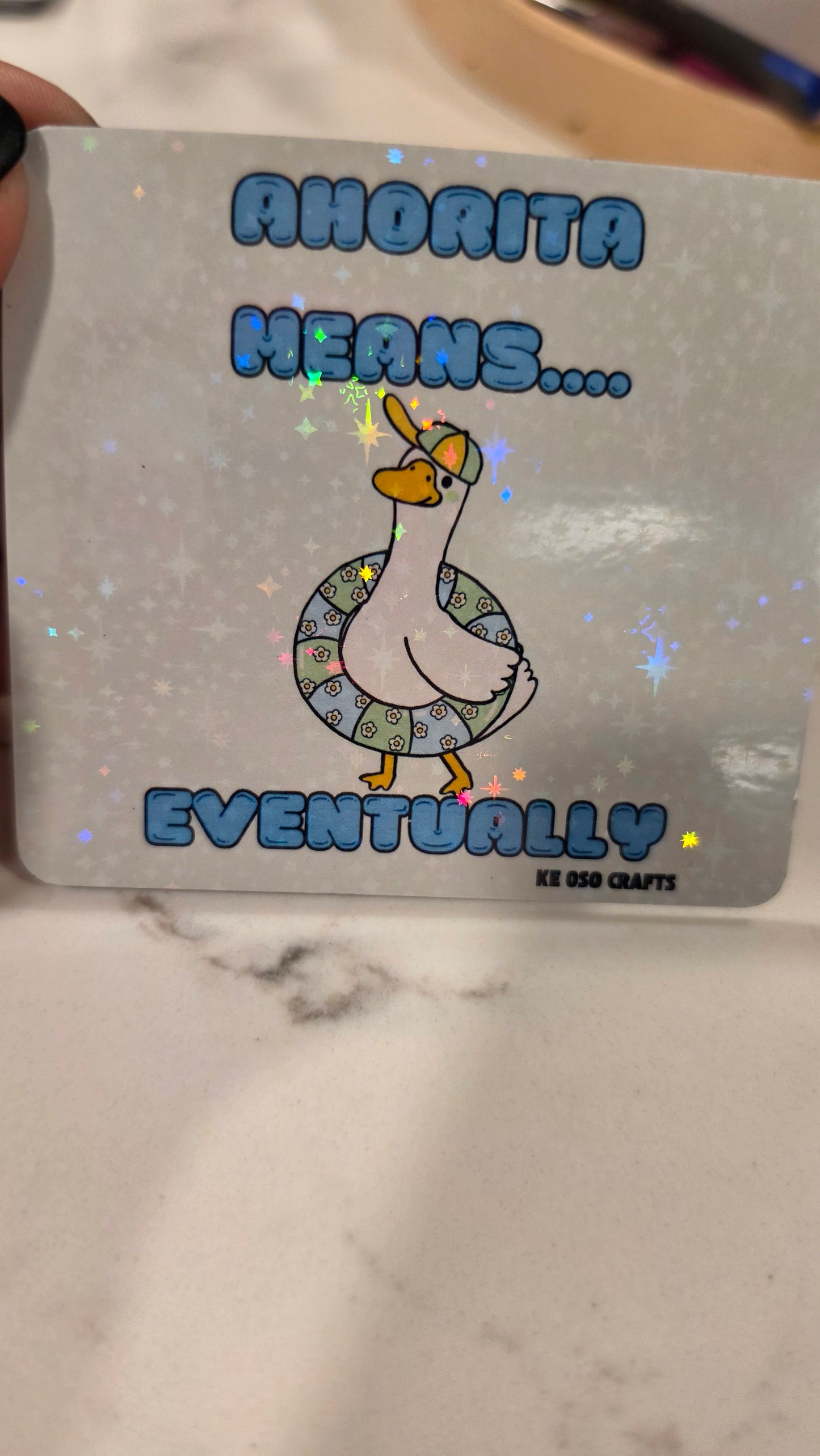 Ahorita Means… Eventually 😂 | Funny Latino Spanglish Sticker or Magnet