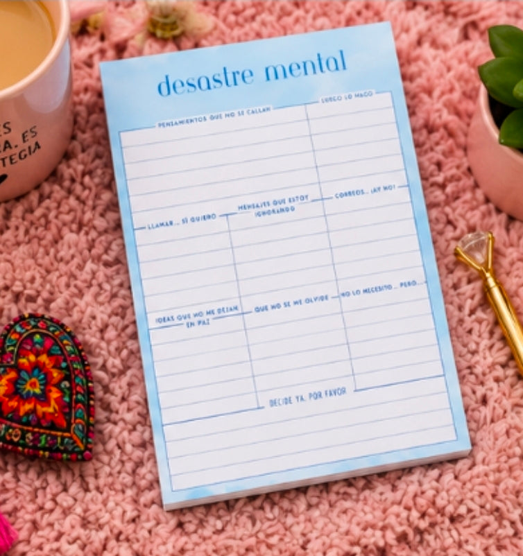 Desastre Mental Bloc de Notas