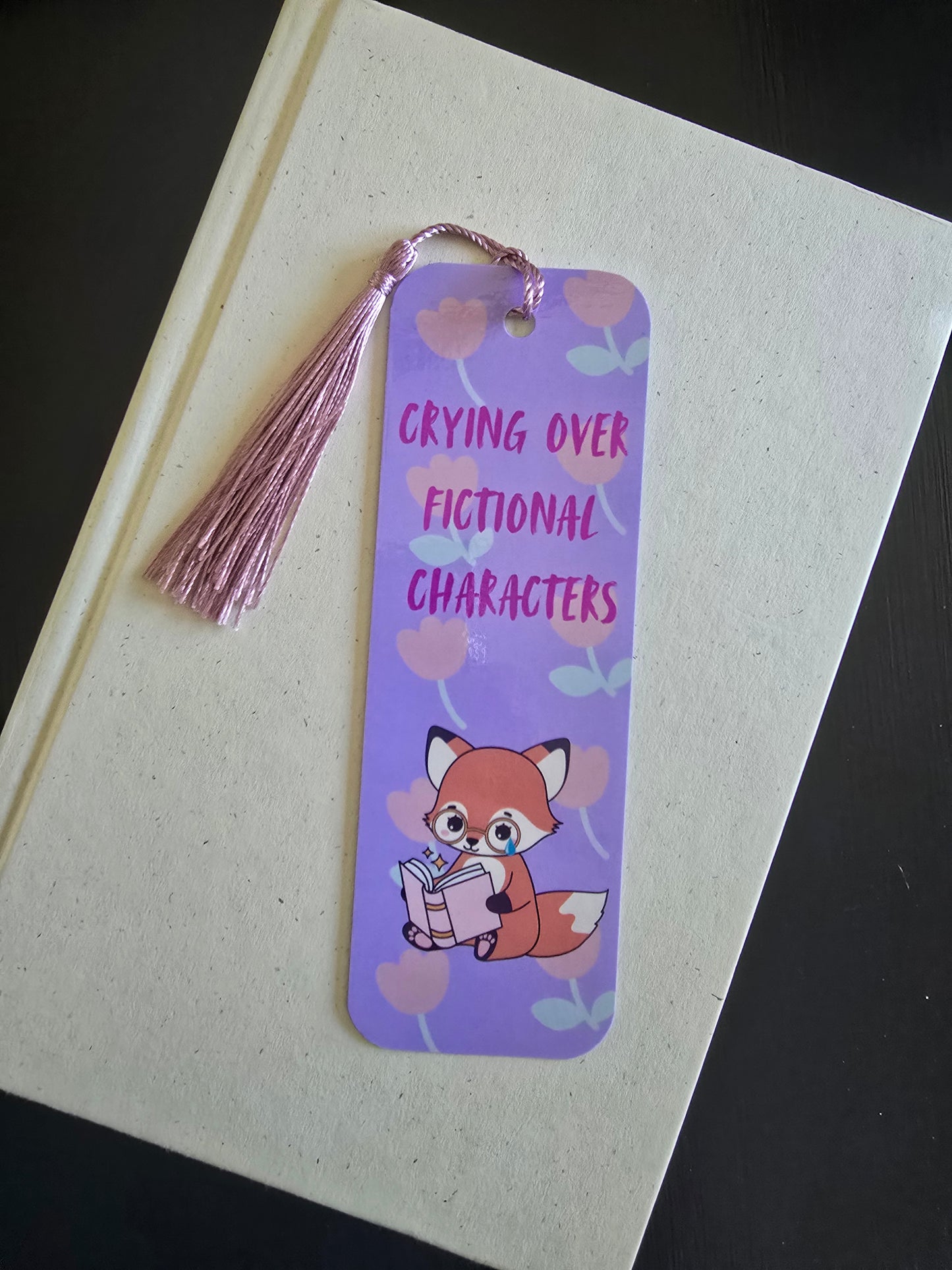 Bookmark- Crying over Fictional Characters