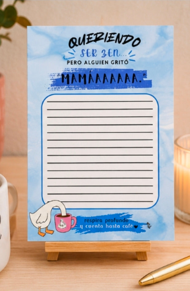 Queriendo Ser Zen... Pero Alguien Gritó "MAMAAAAAAA" Bloc de Notas
