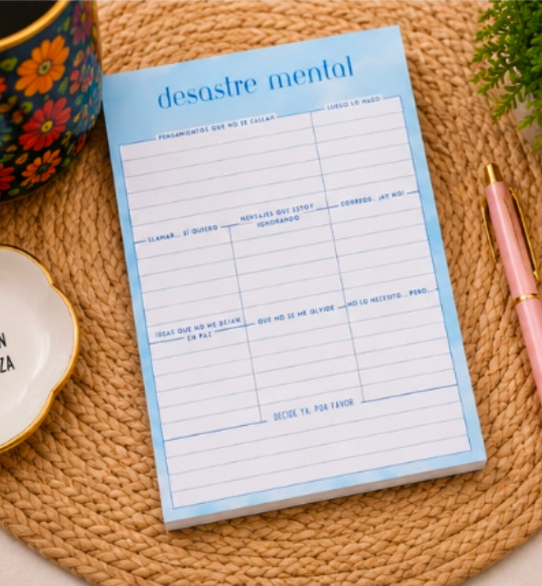 Desastre Mental Bloc de Notas