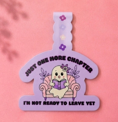 Just One More Chapter Magnetic Bookmark