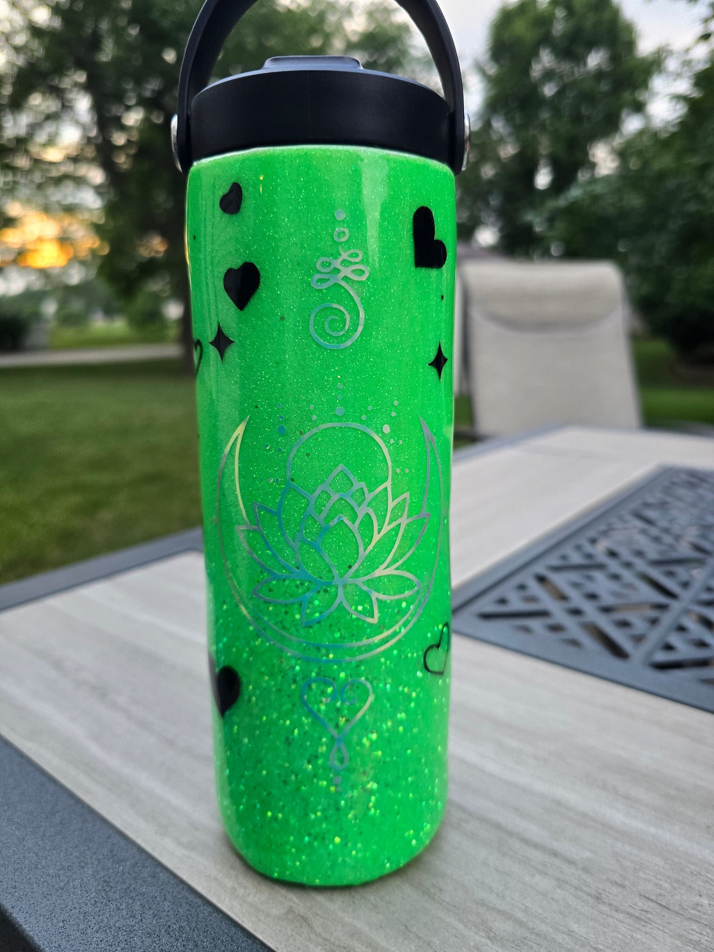 ✨Some People Meditate, I Plot – 20oz Stainless Steel Tumbler✨