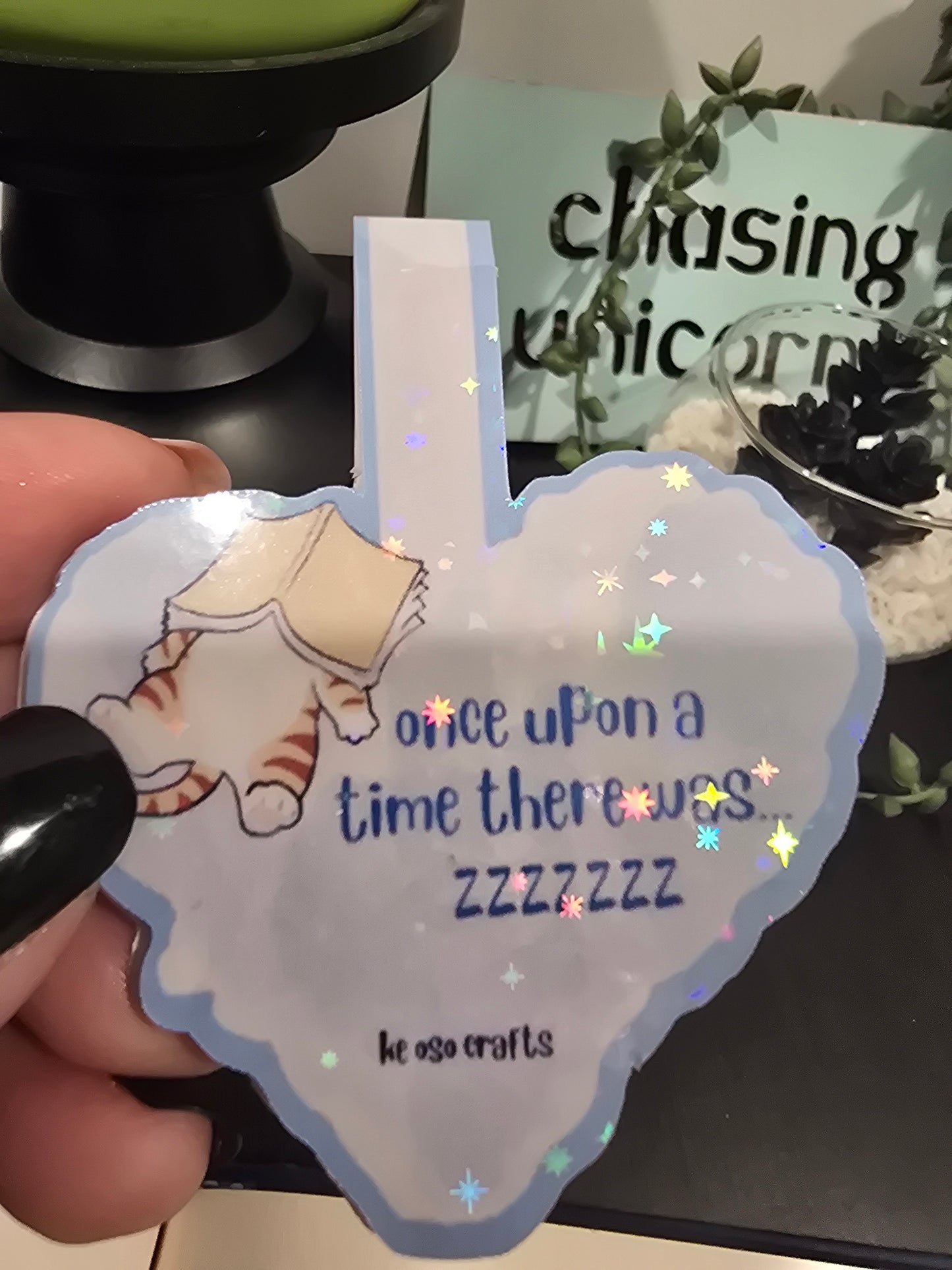 Magnetic Bookmark-Once upon a time there was..... zzzz