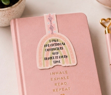 I Fall for Fictional Characters Magnetic Bookmark