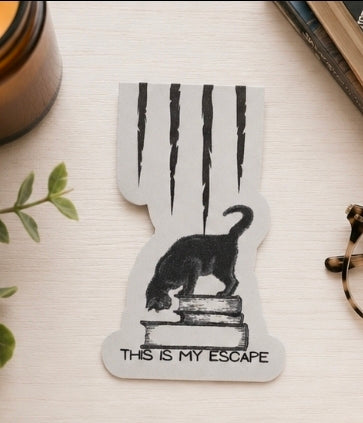 This Is My Escape Magnetic Bookmark