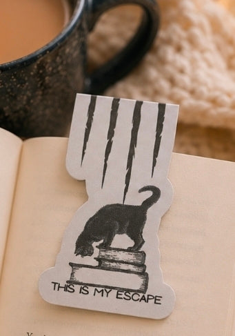 This Is My Escape Magnetic Bookmark