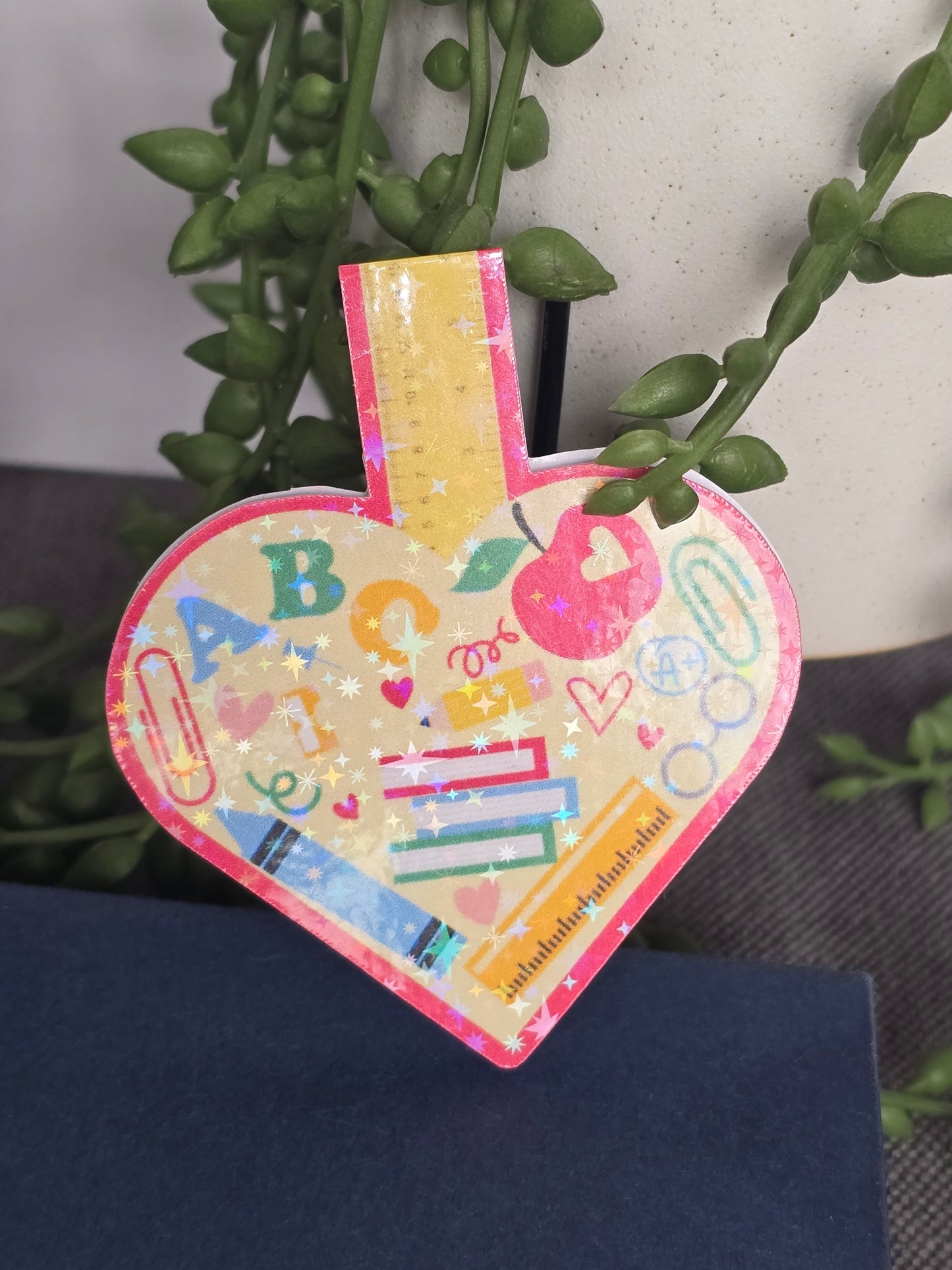 Magnetic Bookmark- Heart shapped for Teacher