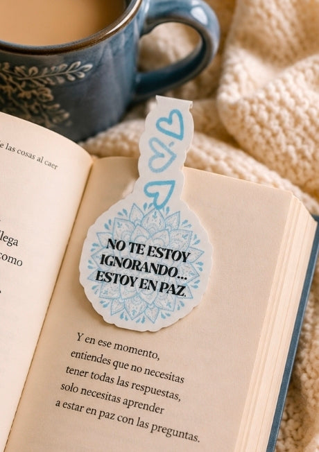 No Te Estoy Ignorando... Estoy En Paz | Separador Magnético Artesanal