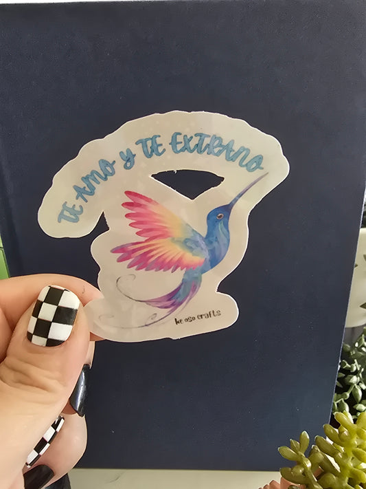 Sticker- Te Amo y Te Extraño