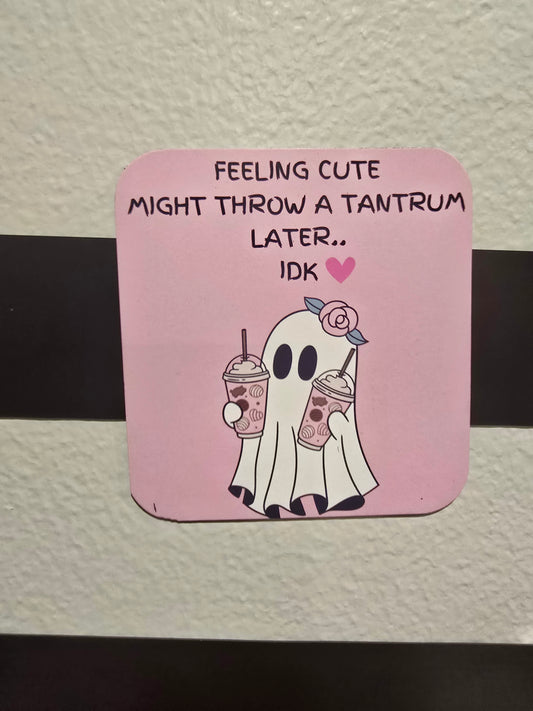 Decorative Magnet- Feeling cute might throw a tantrum later.. idk