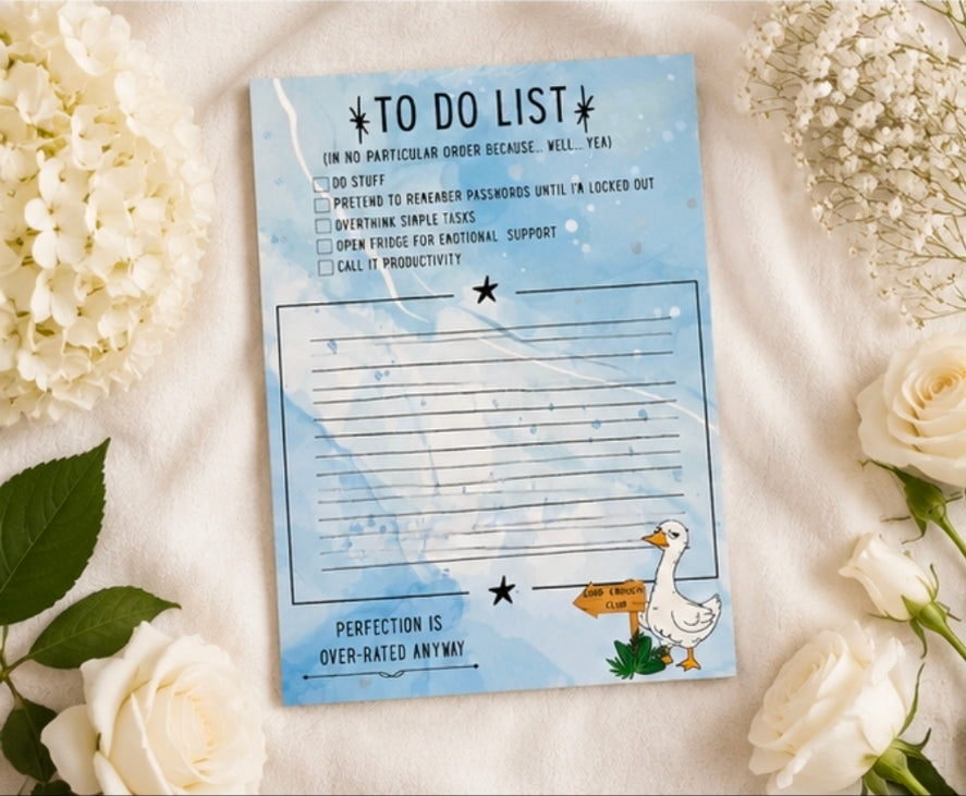 Good Enough Club To Do List Notepad